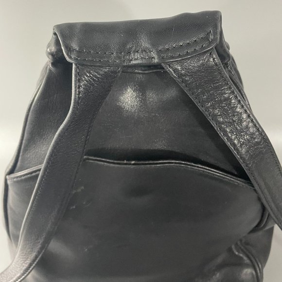 Unique La Bagagerie Paris Black Leather Backpack main image 4